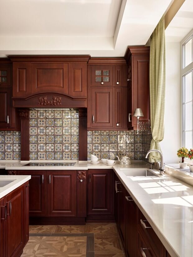 Фотография: Кухня и столовая в стиле Прованс и Кантри, Классический, Эклектика, Дом, Проект дня, Москва, Дом и дача, Блочный дом, 4 и больше, Более 90 метров, Анастасия Беляева – фото на INMYROOM