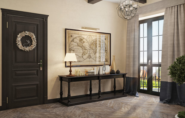 Фотография: Декор в стиле Прованс и Кантри, Дом, Проект недели, Дом и дача, мансарда в загородном доме, Пермь, Юлия Чурина, необычный камин, декоративные балки – фото на INMYROOM