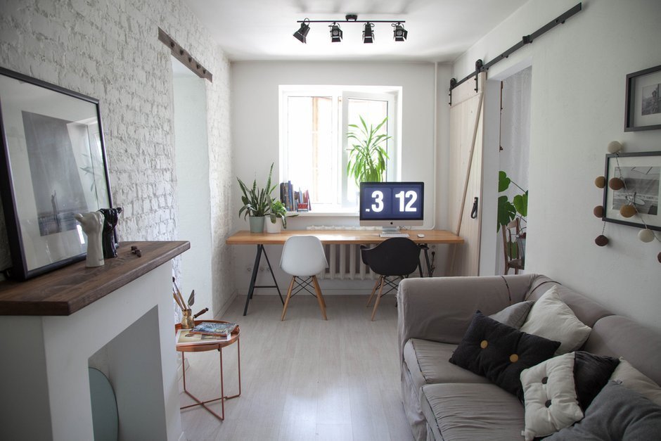 Фотография: Гостиная в стиле Скандинавский, Гид, Хрущевка – фото на INMYROOM Фотография: Гостиная в стиле Скандинавский, Гид, Хрущевка – фото на INMYROOM