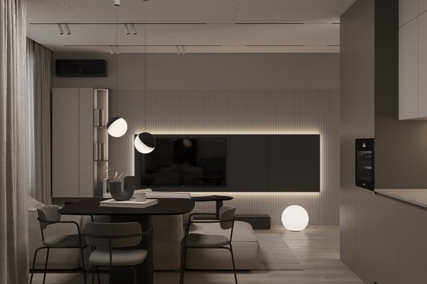 Фото из портфолио #designproject_OM – фотографии дизайна интерьеров на INMYROOM