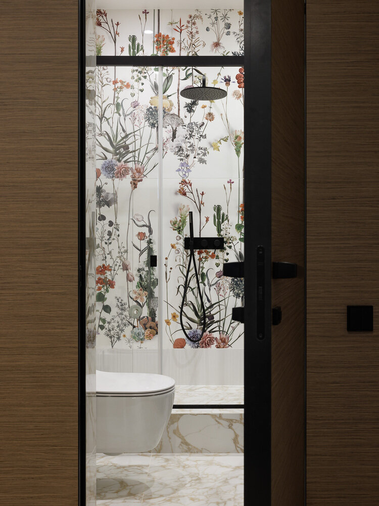 Фотография: Ванная в стиле Современный, Квартира, Проект недели, Санкт-Петербург, 3 комнаты, Более 90 метров, NG-Design, Наталья Пальцева – фото на INMYROOM