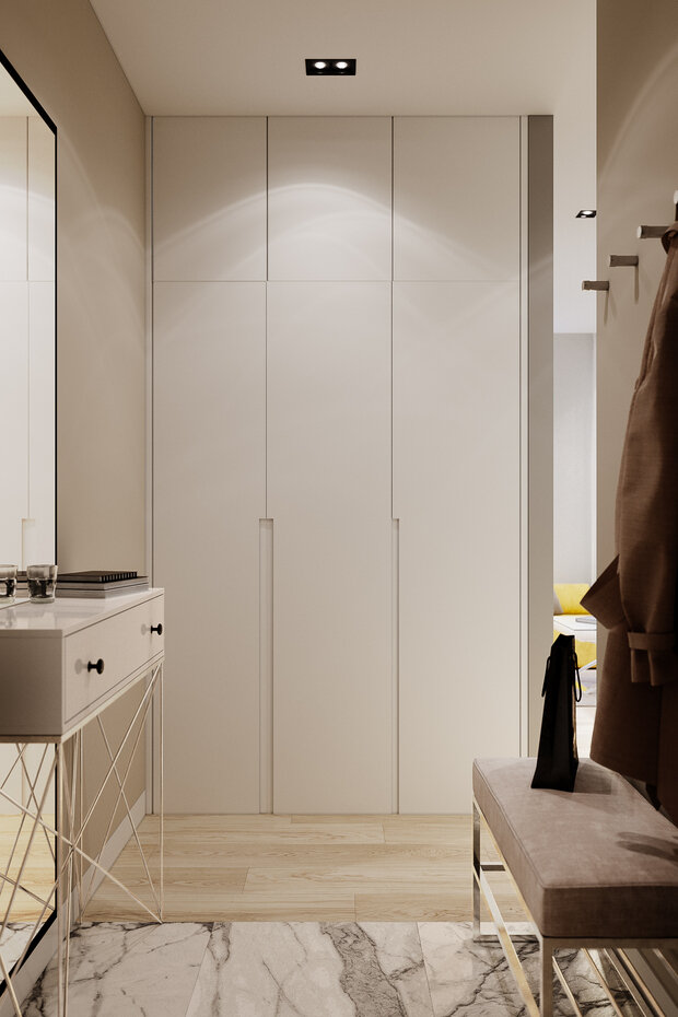 Фото из портфолио Уютная студия в ЖК Селигер – фотографии дизайна интерьеров на INMYROOM