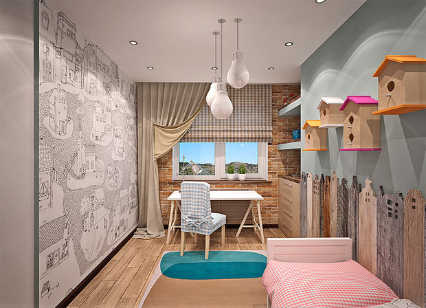 Фото из портфолио Загородная квартира – фотографии дизайна интерьеров на INMYROOM