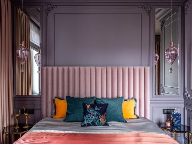 Фотография: Спальня в стиле Классический, Современный, Эклектика, Квартира, Проект недели, Москва, 4 и больше, Более 90 метров, Серж Махов – фото на INMYROOM