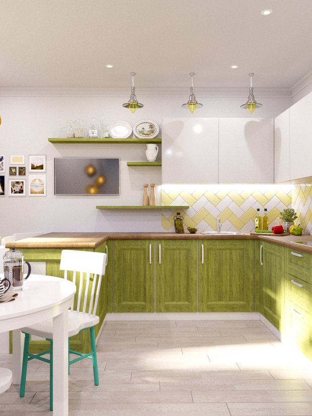 Фото из портфолио г. Сургут, ЖК "Жемчужина Югры" ул. Киртбая 18, 77,8 кв.м. – фотографии дизайна интерьеров на INMYROOM