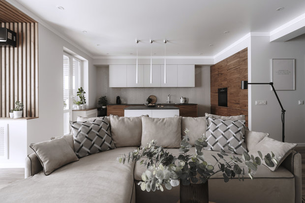 Фото из портфолио Двухуровневая квартира в г.Пенза – фотографии дизайна интерьеров на INMYROOM