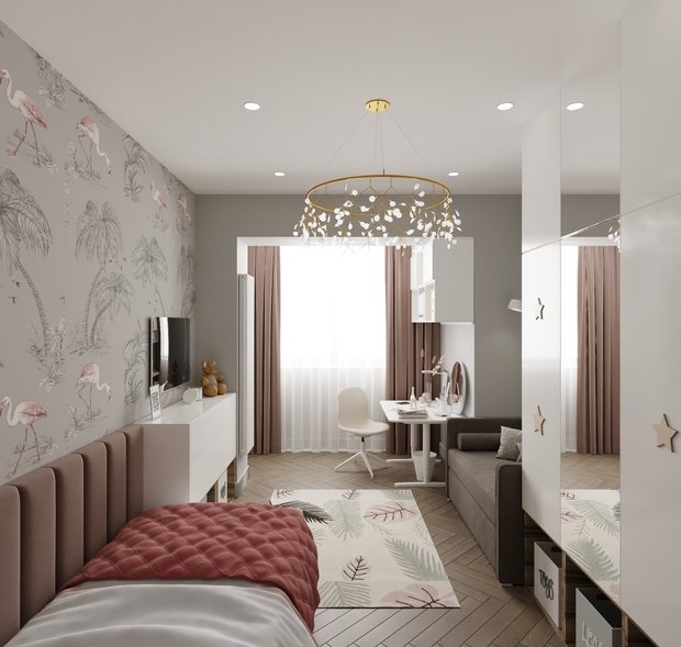 Фото из портфолио Дизайн квартиры в Уфе – фотографии дизайна интерьеров на INMYROOM