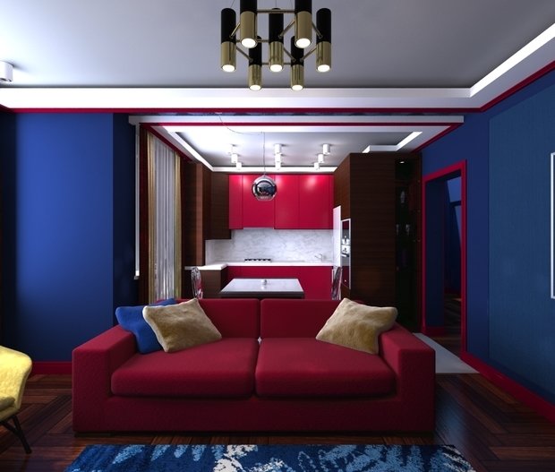 Фото из портфолио Кухня-гостиная – фотографии дизайна интерьеров на INMYROOM