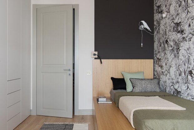 Фотография: Детская в стиле Современный, Минимализм, Эко, Квартира, Проект недели, Москва, 3 комнаты, 40-60 метров, Екатерина Владимирова – фото на INMYROOM