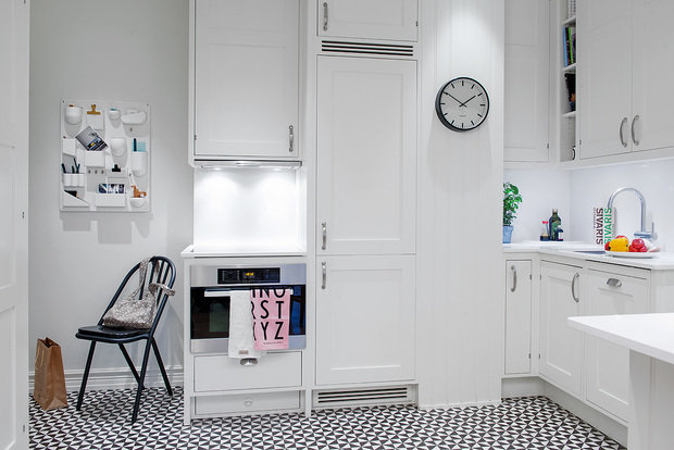 Фотография: Кухня и столовая в стиле Скандинавский, Малогабаритная квартира, Квартира, Дома и квартиры – фото на INMYROOM