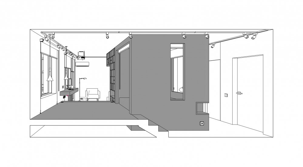 Фотография: в стиле , Квартира, Студия, Проект недели, Москва, Дарья Бутахина, Александр Кудимов, Монолитный дом, 40-60 метров, архитектурная мастерская Ruetemple – фото на INMYROOM
