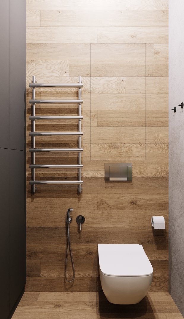 Фотография: Ванная в стиле Эко, Современный, Квартира, Проект недели, Санкт-Петербург, 3 комнаты, 60-90 метров, Монолитно-кирпичный, Студия 20:18 – фото на INMYROOM