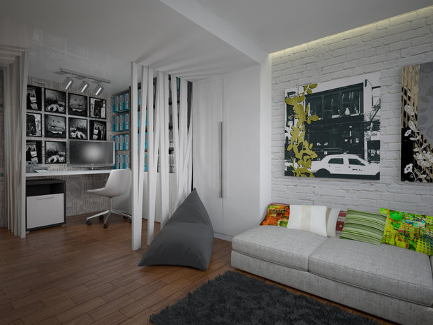 Фото из портфолио Квартира 90 кв.м. – фотографии дизайна интерьеров на INMYROOM
