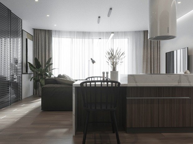 Фото из портфолио Квартира 90 кв.м – фотографии дизайна интерьеров на INMYROOM