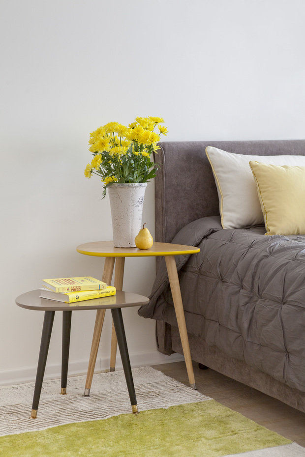 Фотография: Спальня в стиле Скандинавский, Современный, Квартира, Россия, Проект недели, Москва, Надя Зотова – фото на INMYROOM