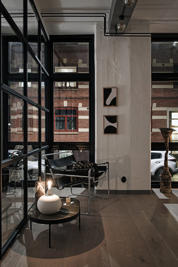 Фотография: Мебель и свет в стиле Лофт, Декор интерьера, Швеция, Белый, Черный, Стокгольм, 2 комнаты, 40-60 метров – фото на INMYROOM