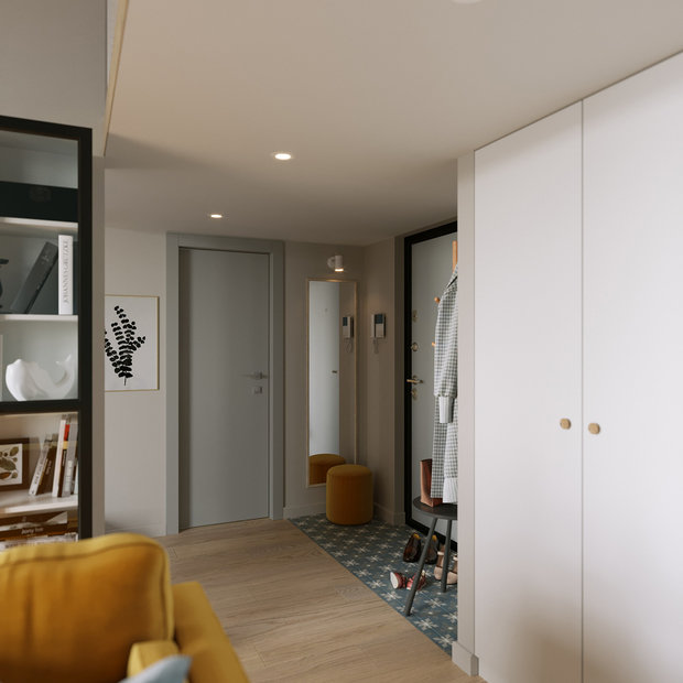 Фото из портфолио 2-х уровневая квартира_СПБ – фотографии дизайна интерьеров на INMYROOM