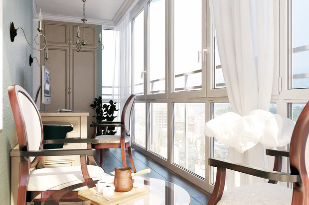 Фотография: Балкон, Терраса в стиле Прованс и Кантри, Квартира, Дома и квартиры, Проект недели – фото на INMYROOM