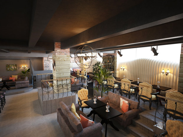 Фото из портфолио Ресторан – фотографии дизайна интерьеров на INMYROOM