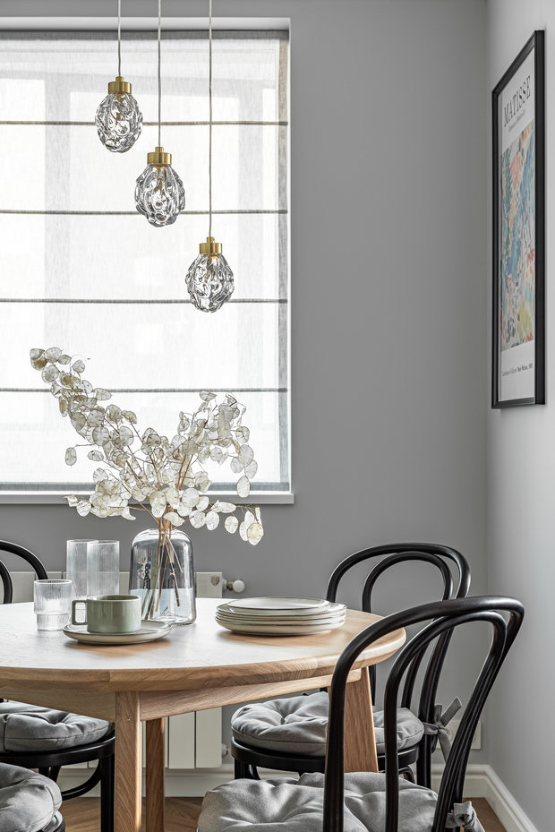 Фото из портфолио Квартира с кухней цвета шалфея – фотографии дизайна интерьеров на INMYROOM