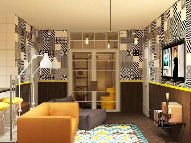 Фото из портфолио нескучная квартира в стиле  эклектика – фотографии дизайна интерьеров на INMYROOM