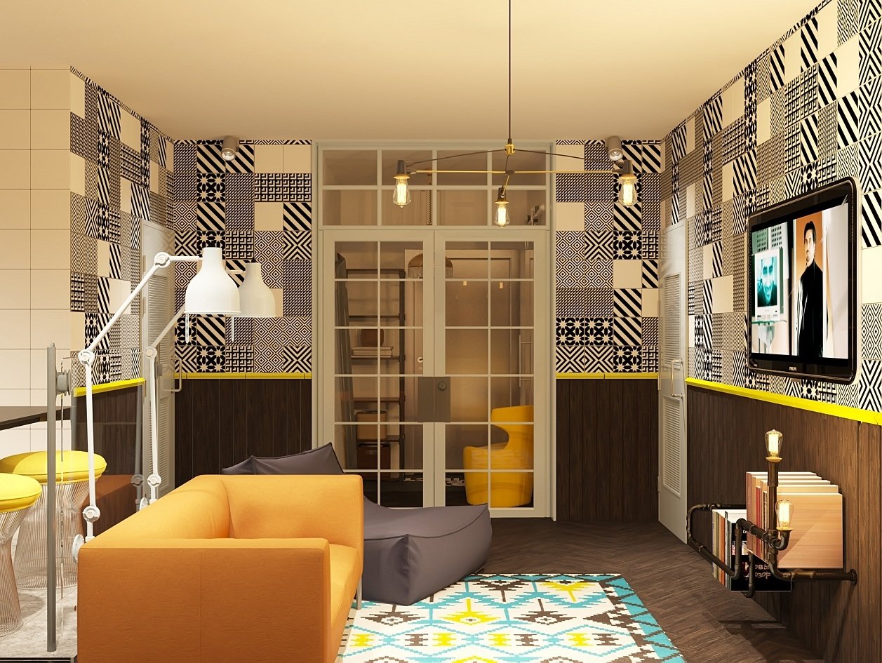 Фото из портфолио нескучная квартира в стиле эклектика – фотографии дизайна интерьеров на INMYROOM Фото из портфолио нескучная квартира в стиле эклектика – фотографии дизайна интерьеров на INMYROOM