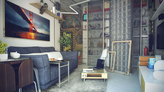 Фото из портфолио ЛОФТ А1 – фотографии дизайна интерьеров на INMYROOM