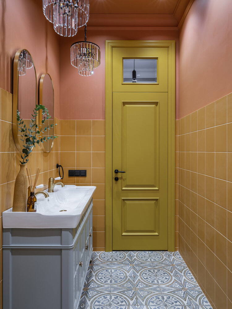 Фотография: Ванная в стиле Современный, Эклектика, Квартира, Проект недели, Москва, Монолитный дом, 4 и больше, Более 90 метров, Кристина Чернова – фото на INMYROOM Фотография: Ванная в стиле Современный, Эклектика, Квартира, Проект недели, Москва, Монолитный дом, 4 и больше, Более 90 метров, Кристина Чернова – фото на INMYROOM