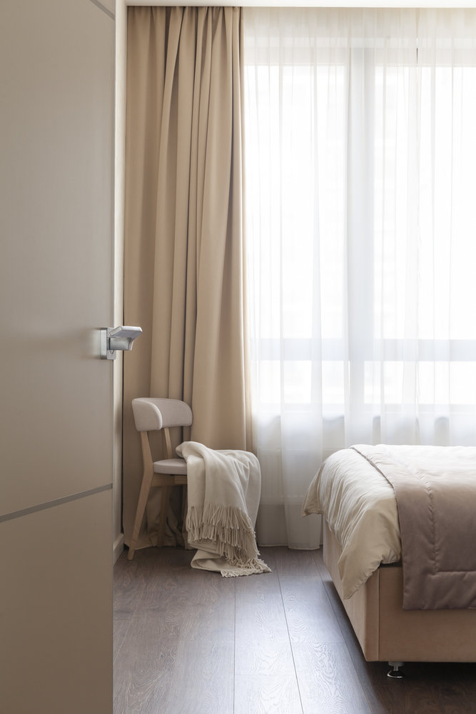 Фотография: Спальня в стиле Современный, Квартира, Проект недели, Москва, 2 комнаты, 60-90 метров, Мария Ничипоренко – фото на INMYROOM