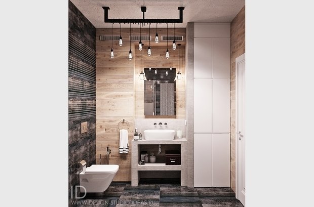 Фото из портфолио ЛОФТ В ЖК TRIBECCA В МОСКВЕ,120 М² – фотографии дизайна интерьеров на INMYROOM
