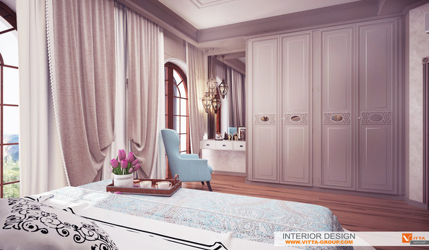 Фото из портфолио Вилла Аврора: спальня – фотографии дизайна интерьеров на INMYROOM