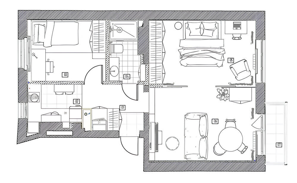 Фотография: в стиле , Интерьер комнат, Дизайн интерьера, Переделка, ремонт трешки, как оформить трешку, интерьер трешки, как обустроить трешку, как сделать трешку удобной, как оформить трехкомнатную квартиру, дизайн трехкомнатной квартиры, переделка хрущевки, трешка, 40-60 метров, до и после, переделка типовой квартиры, переделка трешки – фото на INMYROOM Фотография: в стиле , Интерьер комнат, Дизайн интерьера, Переделка, ремонт трешки, как оформить трешку, интерьер трешки, как обустроить трешку, как сделать трешку удобной, как оформить трехкомнатную квартиру, дизайн трехкомнатной квартиры, переделка хрущевки, трешка, 40-60 метров, до и после, переделка типовой квартиры, переделка трешки – фото на INMYROOM