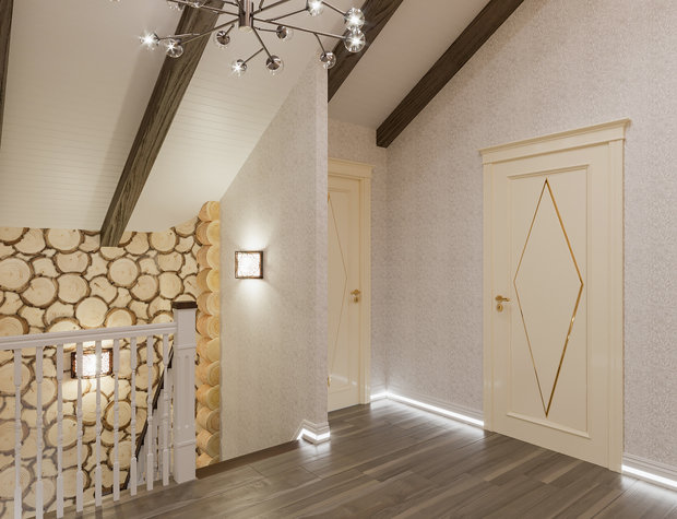 Фото из портфолио Дом из бруса, пос. Заозерье – фотографии дизайна интерьеров на INMYROOM