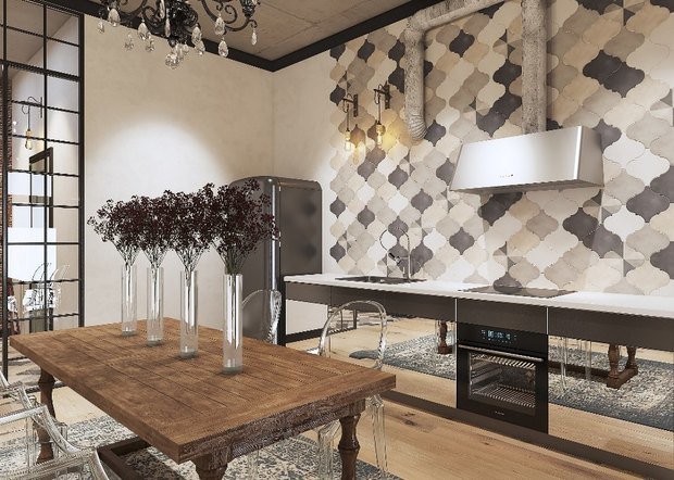 Фото из портфолио Роскошный лофт – фотографии дизайна интерьеров на INMYROOM