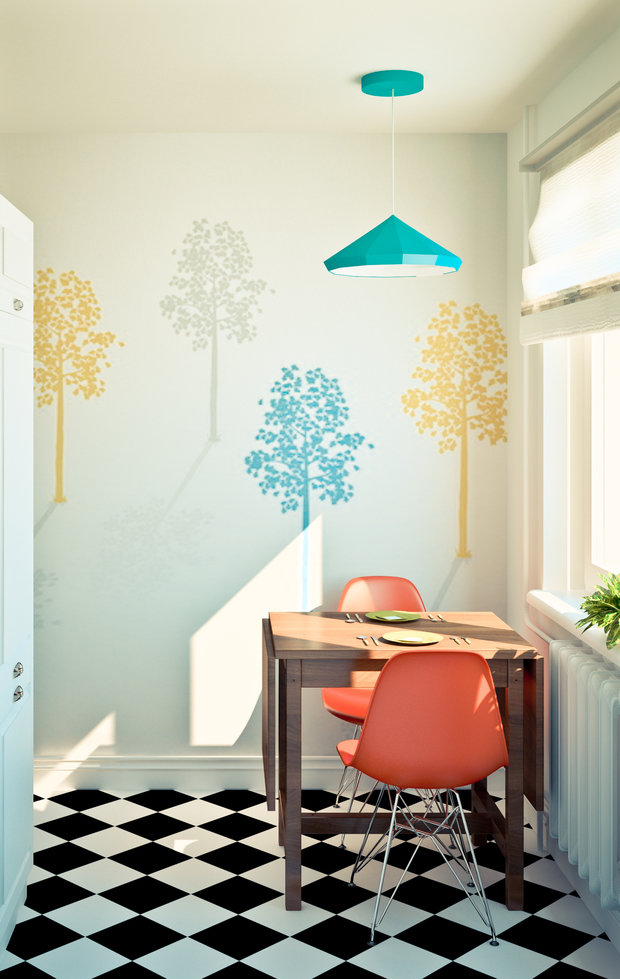 Фотография: Кухня и столовая в стиле Скандинавский, Эклектика, Квартира, Дома и квартиры, IKEA, Проект недели – фото на INMYROOM