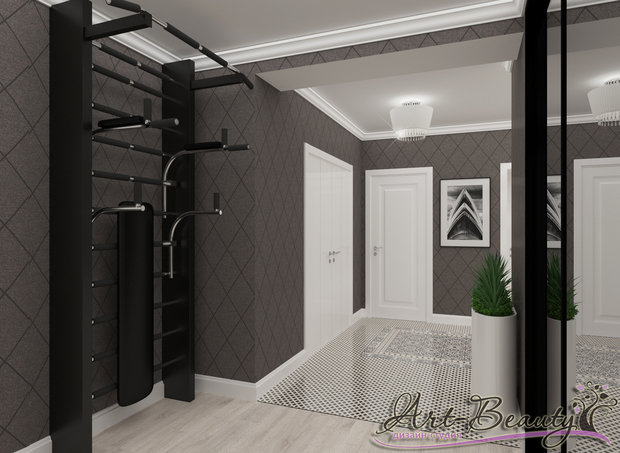 Фото из портфолио Сдержанность в серых тонах – фотографии дизайна интерьеров на INMYROOM