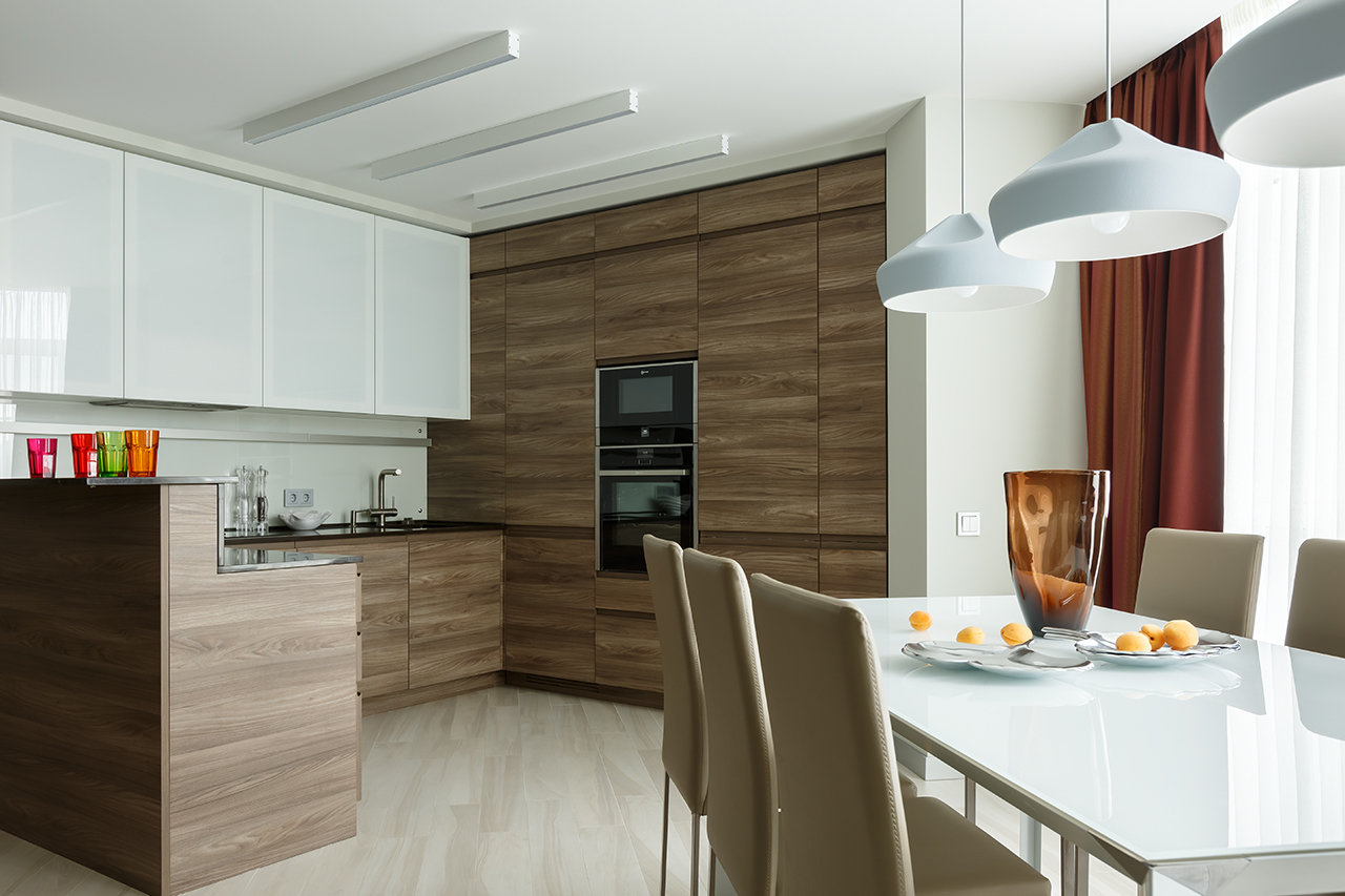 Фотография: Кухня и столовая в стиле Современный, Квартира, Проект недели, Пушкин, Монолитный дом, 4 и больше, Более 90 метров, Кирилл Пономаренко – фото на INMYROOM Фотография: Кухня и столовая в стиле Современный, Квартира, Проект недели, Пушкин, Монолитный дом, 4 и больше, Более 90 метров, Кирилл Пономаренко – фото на INMYROOM