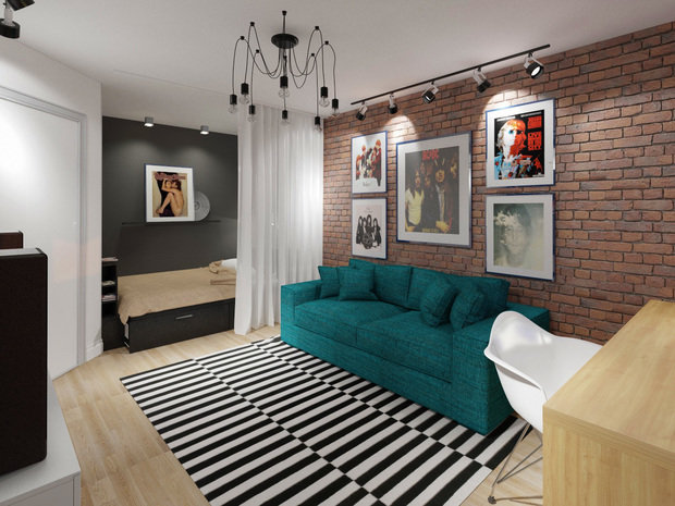 Фото из портфолио Квартира для меломана – фотографии дизайна интерьеров на INMYROOM