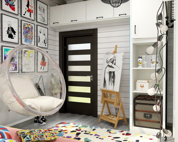 Фото из портфолио Комната девочки, немного аниме – фотографии дизайна интерьеров на INMYROOM