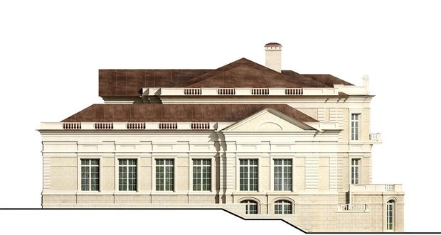 Фото из портфолио Классический дом 1500 м² – фотографии дизайна интерьеров на InMyRoom.ru