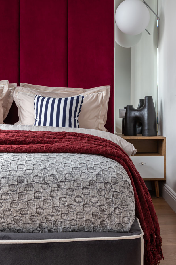 Фотография: Спальня в стиле Современный, Квартира, Проект недели, Москва, 3 комнаты, 60-90 метров, Анастасия Звонарева – фото на INMYROOM