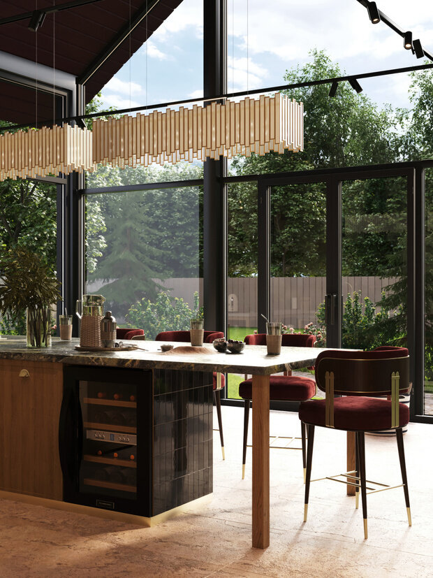 Фотография: Кухня и столовая в стиле Эклектика, Прованс и Кантри, Дом, Проект дня, Ирина Собыленская, до 40 метров – фото на INMYROOM