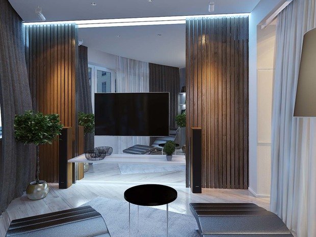 Фото из портфолио Геометричность пространства. Город Жуковский. – фотографии дизайна интерьеров на INMYROOM