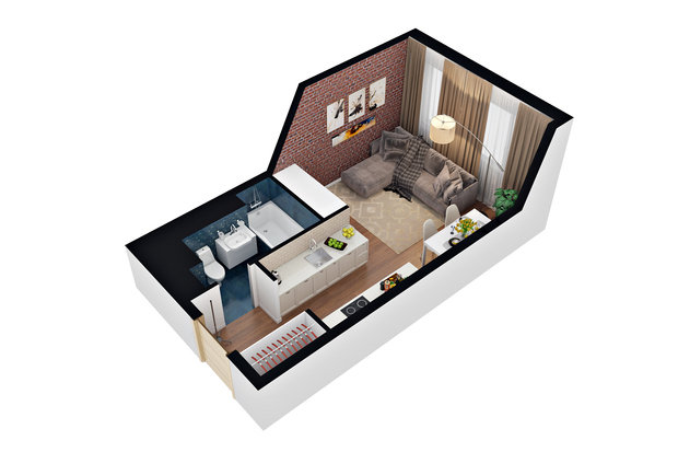 Фото из портфолио 3D-планировки – фотографии дизайна интерьеров на INMYROOM