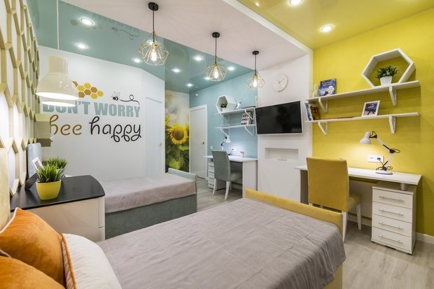 Фото из портфолио Детская с капелькой мёда – фотографии дизайна интерьеров на INMYROOM