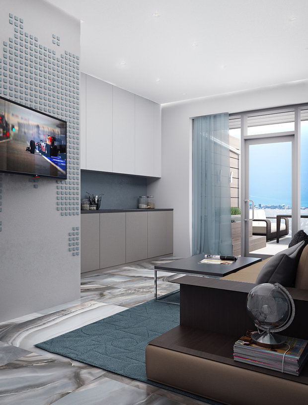 Фото из портфолио Брутальный уют – фотографии дизайна интерьеров на INMYROOM