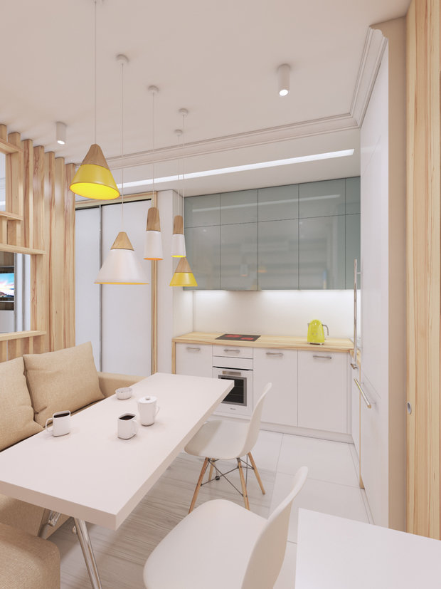 Фотография: Кухня и столовая в стиле Скандинавский, Современный – фото на INMYROOM