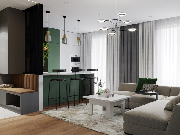 Фото из портфолио Sunny forest – фотографии дизайна интерьеров на INMYROOM