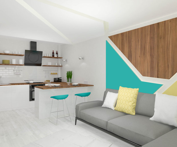 Фото из портфолио Однокомнатная квартира в миниполисе "Каскад" – фотографии дизайна интерьеров на INMYROOM