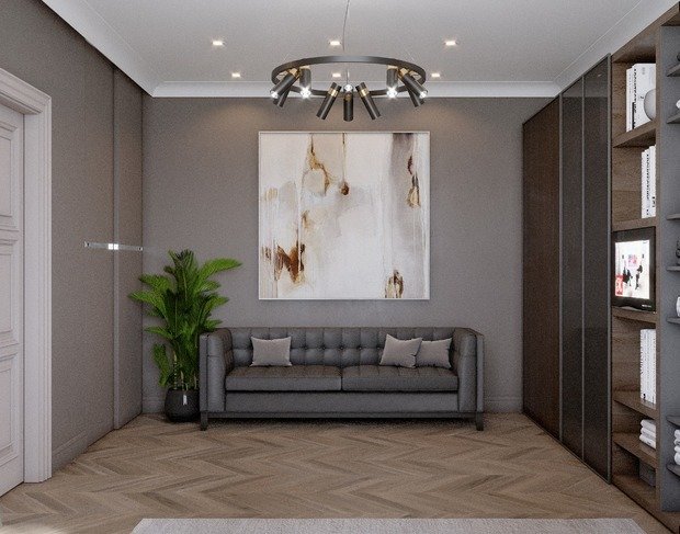 Фото из портфолио Квартира 104 кв.м – фотографии дизайна интерьеров на INMYROOM